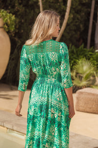 Jade Print Indiana Maxi By JAASE