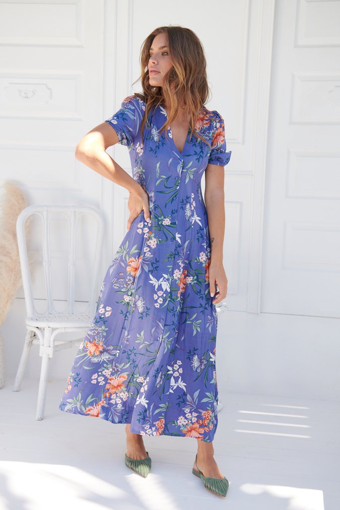 Sunkissed Print Leone Maxi Dress by JAASE