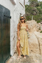 Load image into Gallery viewer, Lemon Pearl Print Peach Maxi - By Jaase