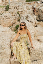 Load image into Gallery viewer, Lemon Pearl Print Peach Maxi - By Jaase