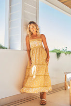 Load image into Gallery viewer, Sunny Print Heidi Midi Dress by Jaase